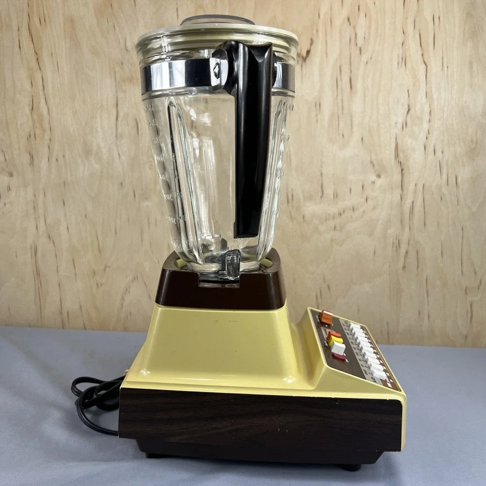 Vintage Sunbeam Custom 20-Speed Blender Countertop Kitchen Tested Working
